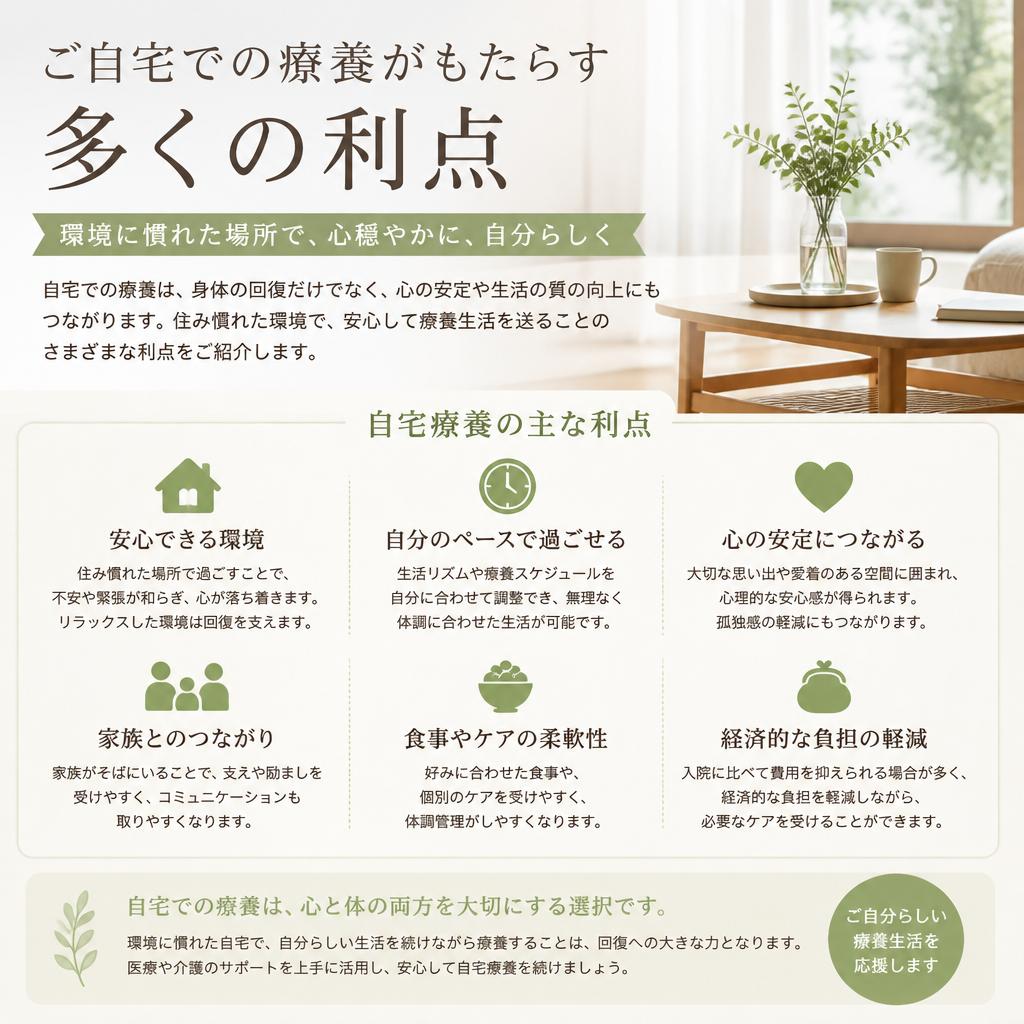 自宅療養のメリット