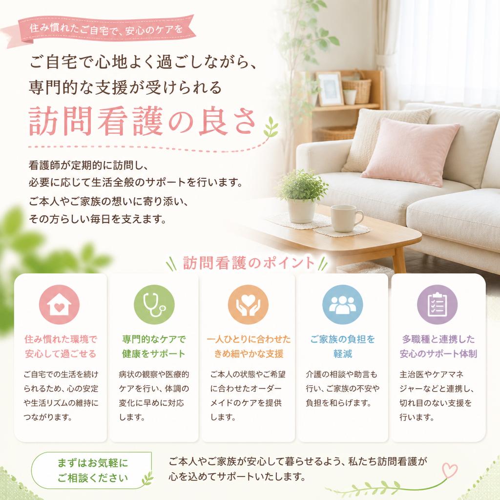 訪問看護のメリット