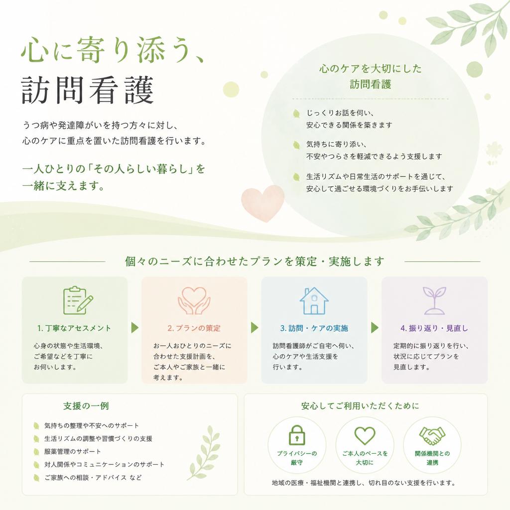 心のケアに特化した施策