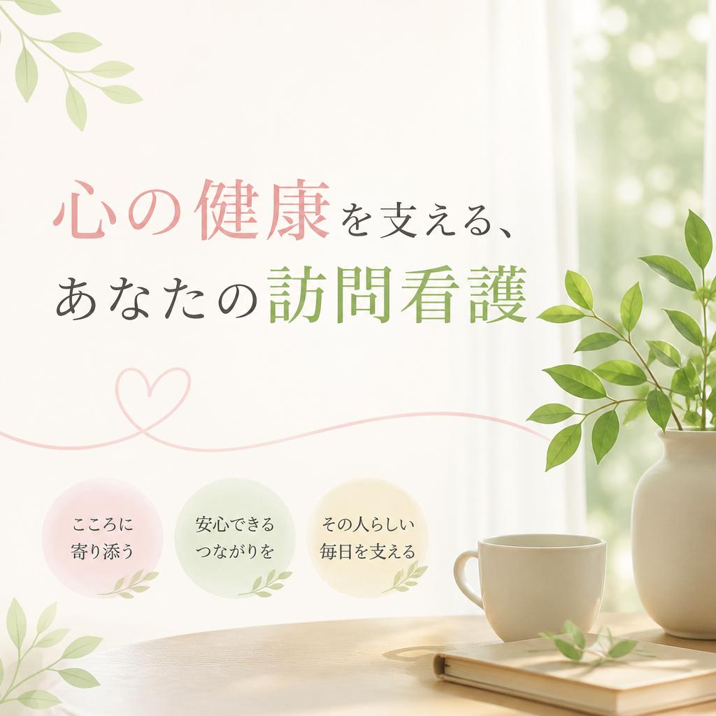 心の健康を支える、あなたの訪問看護
