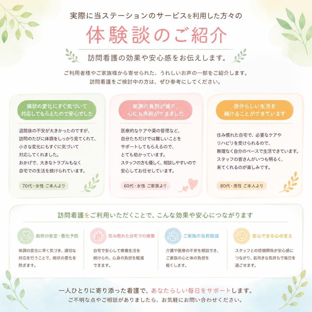 ご利用者様の声