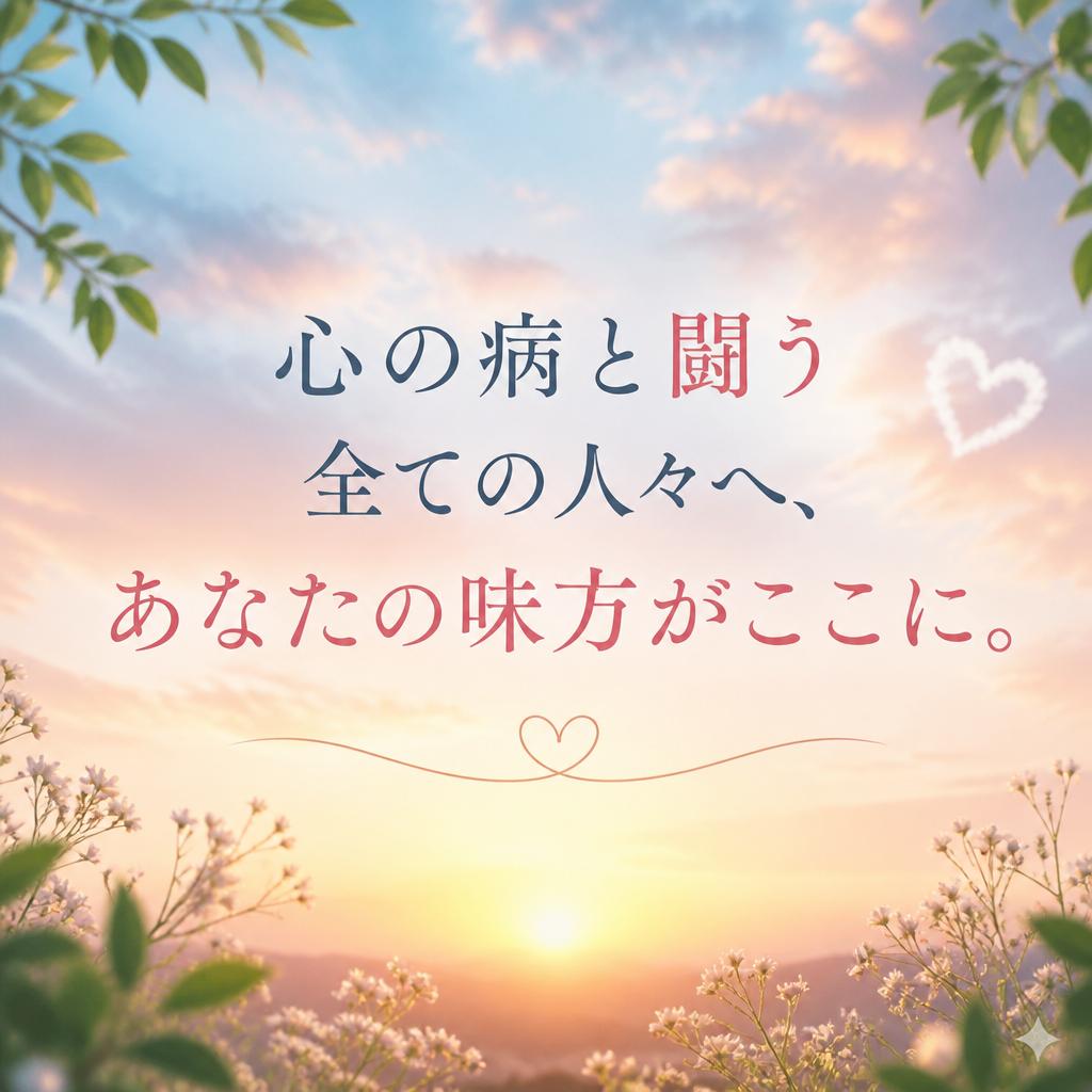 心の病と闘う全ての人々へ、あなたの味方がここに。